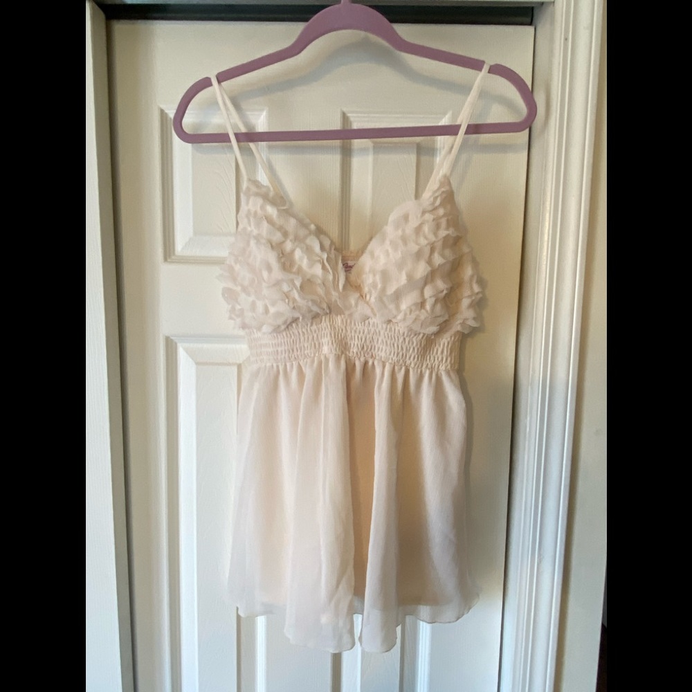NWT Candie’s Babydoll Tank - Size Large